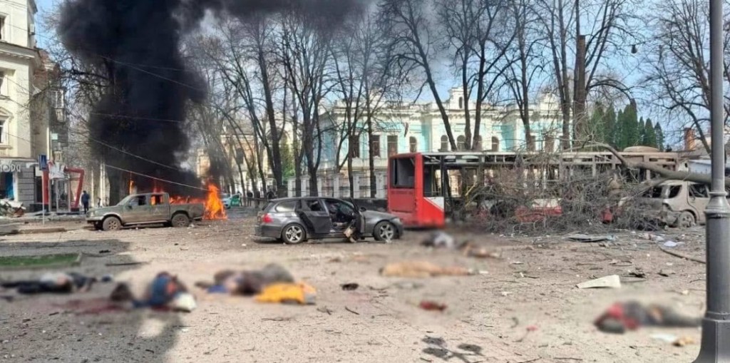 4/13/2025 — On Palm Sunday, while people were on their way to church, russians killed&nbsp;them.