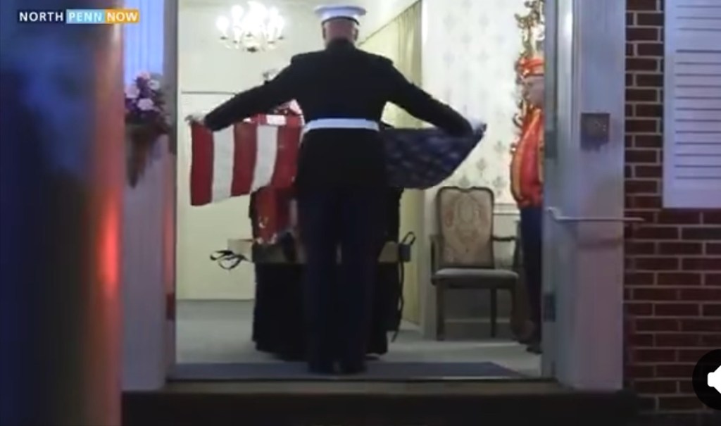 4/16/2025 — US Marine honored after giving his life for Ukraine (video)