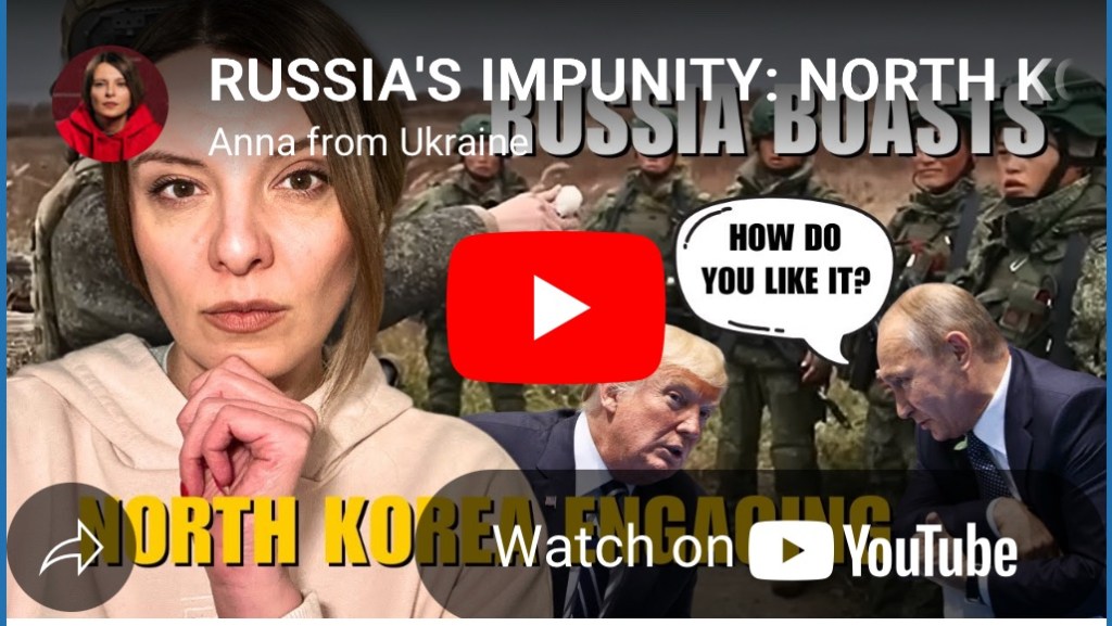 5/1/2025 — Russia’s impunity: North Korea is open involvement in the war&nbsp;￼