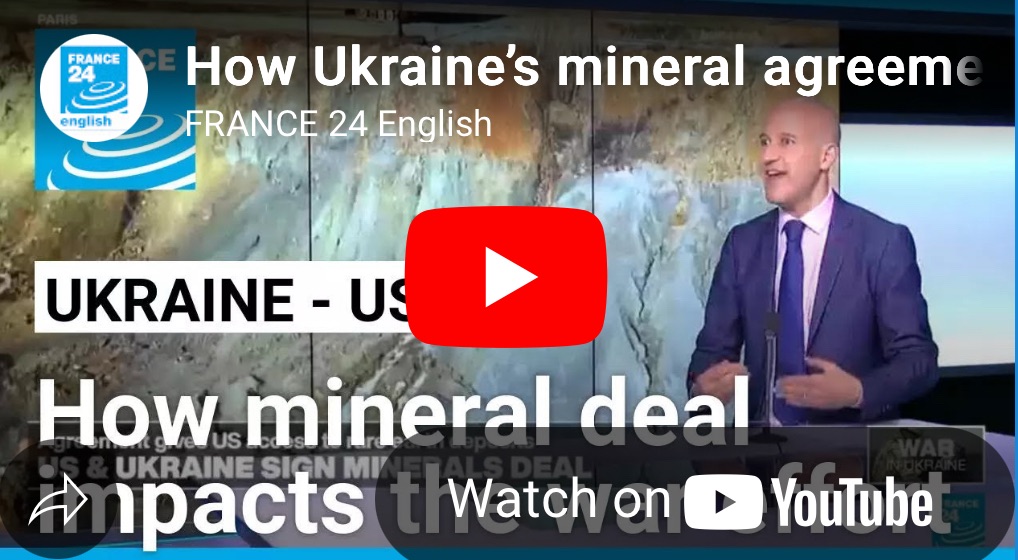 5/2/2025 — How Ukraine’s mineral agreement with the US could impact the war with Russia&nbsp;￼