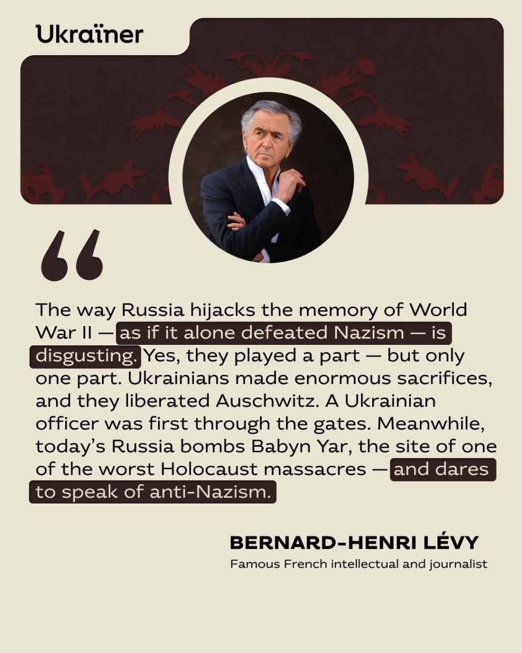 5/10/2025 — As the world commemorates the victory over Nazism, Russia’s 9 May cult keeps hijacking the memory of World War II to justify its invasion of Ukraine