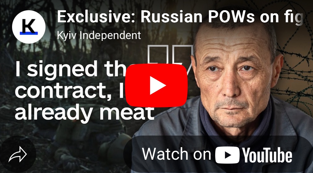 6/14/2925 — Exclusive: Russian POW’s on fighting in Ukraine, supporting Putin&nbsp;￼