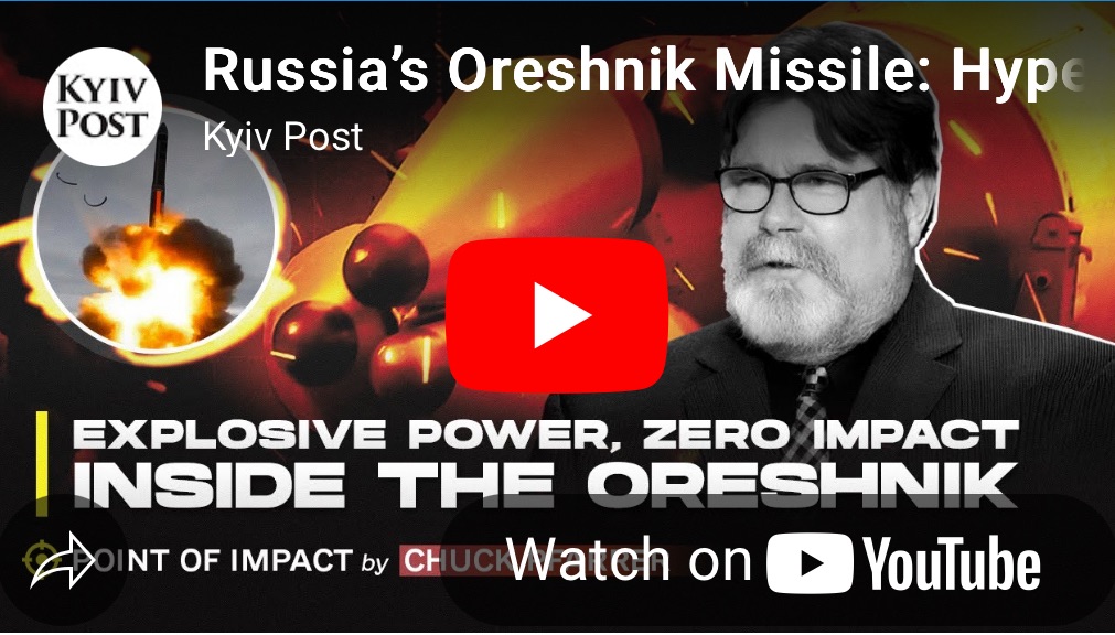 6/20/2025 — Russia’s Oreshnik Missile: Hypersonic Breakthrough or $30M&nbsp;Bluff?