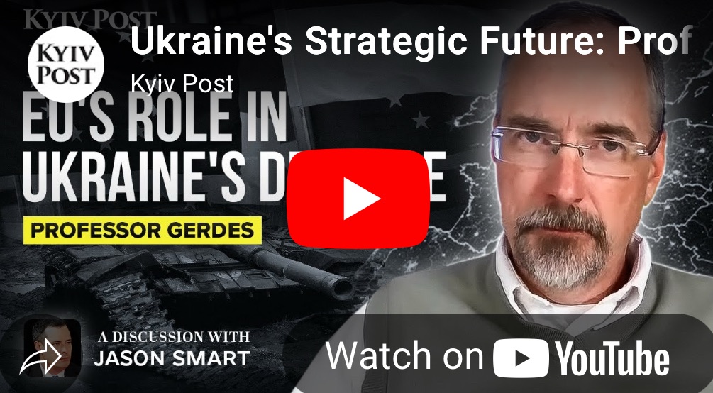 6/30/2025 — Ukraine’s Strategic Future: Prof. Gerdes Analyzes Key&nbsp;Moves