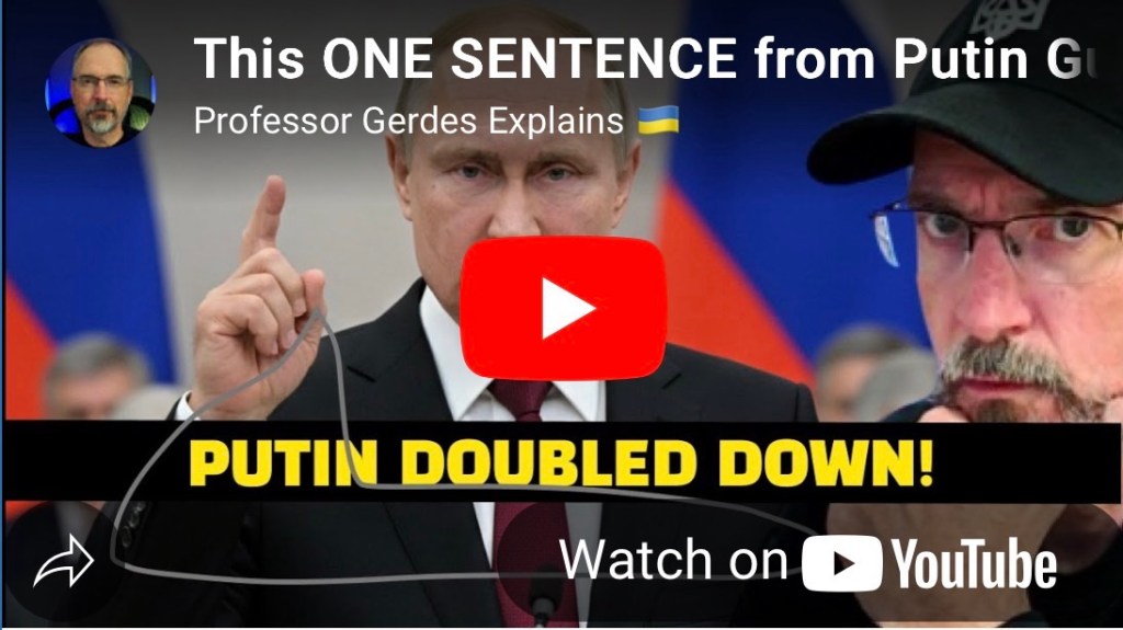 10/1/2025 — This ONE SENTENCE from Putin Guarantees a Long&nbsp;War