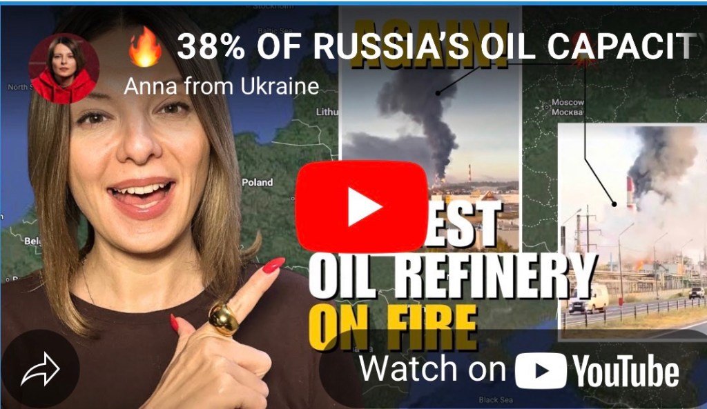 10/2/2025 — BREAKING: RUSSIA’S 5TH LARGEST OIL REFINERY ON FIRE AGAIN