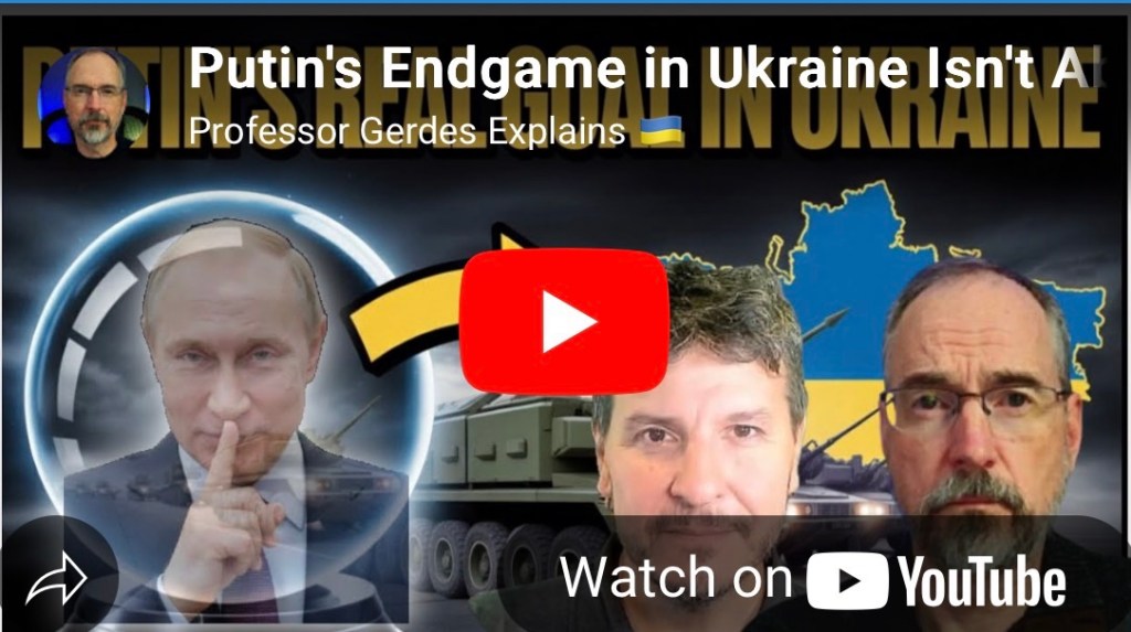 10/7/2025 — Putin’s Endgame in Ukraine Isn’t About Land. It’s about _ __ _&nbsp;_.￼