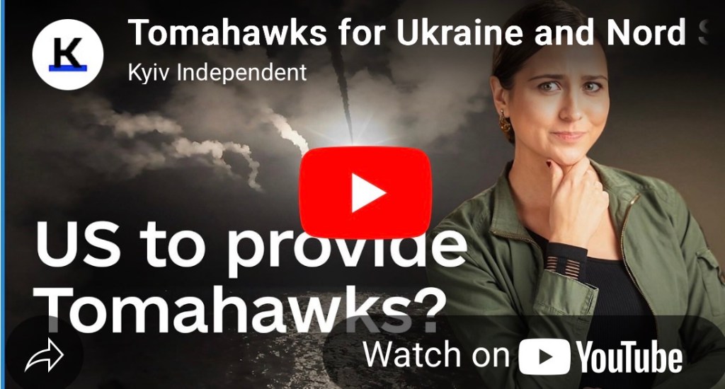 10/12/2025 — Tomahawks for Ukraine and Nord Stream&nbsp;investigation