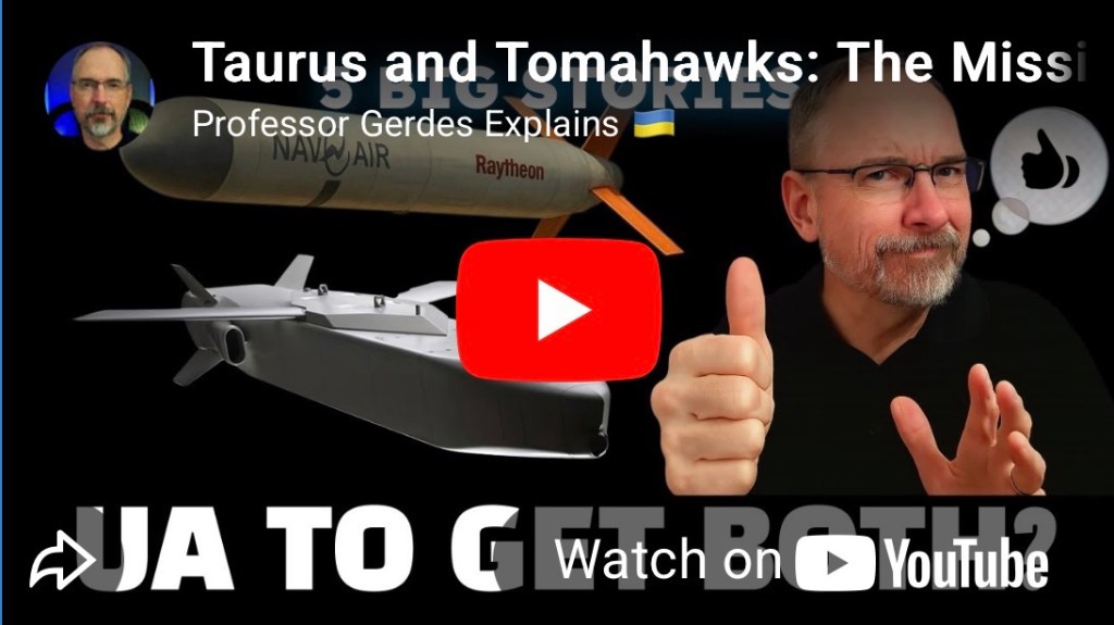 10/15/2025 — Taurus and Tomahawks: The Missiles Putin Fears Most May Be Headed to&nbsp;Ukraine