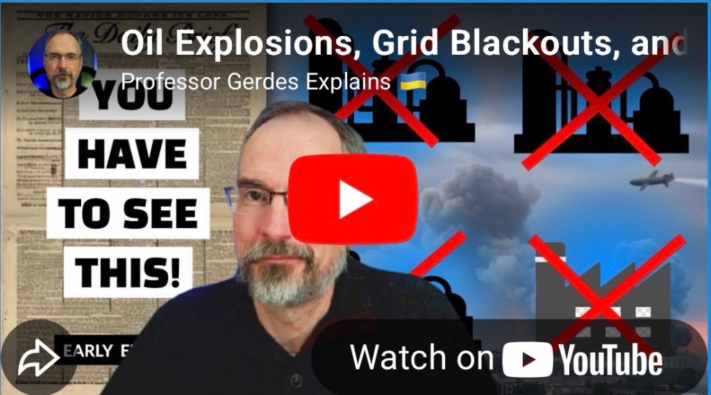 10/16/2025 — Oil Explosions, Grid Blackouts, and a Shifting Front – The Real War Story&nbsp;￼